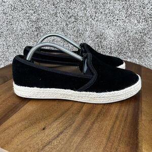 Clarks Black Espadrille Flats